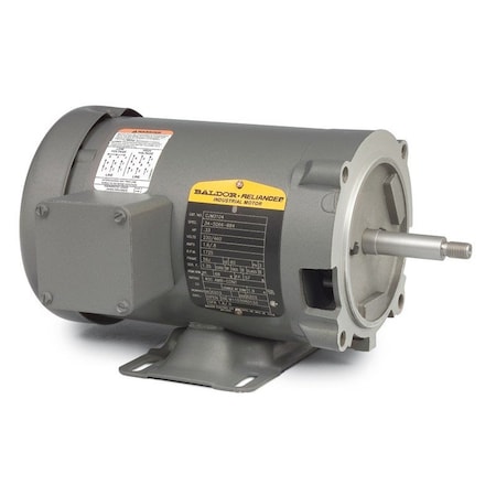 Baldor-Reliance .75Hp, 3450Rpm, 3Ph, 60Hz, 56J, 3416M, Open, F1, CJM3111 CJM3111